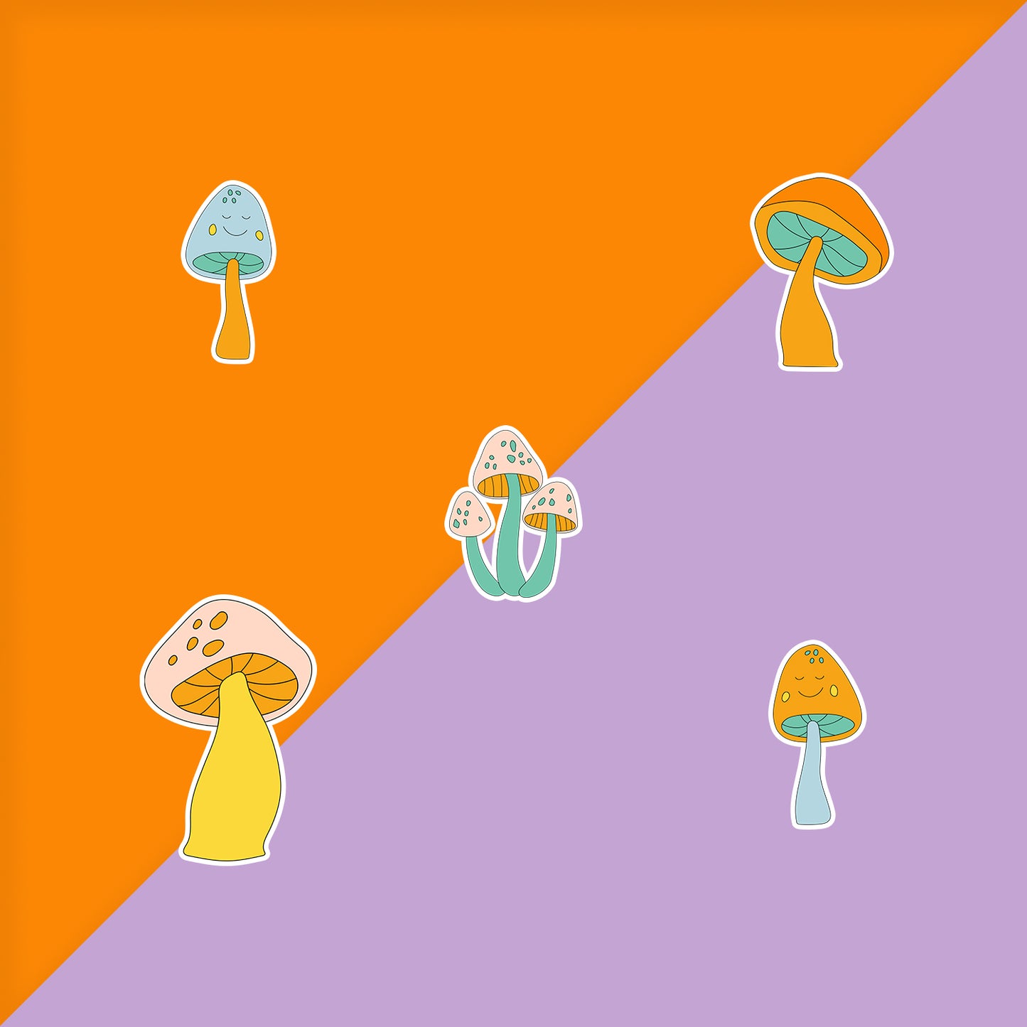 Mushroom Magic sticker sheet