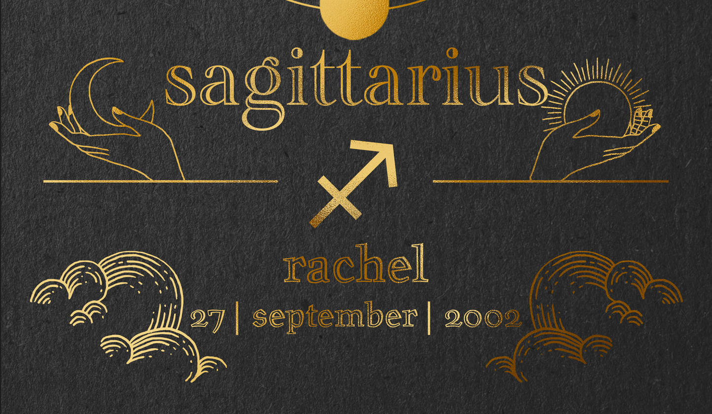 Sagittarius Foil Print - A Celestial Tribute to Your Zodiac Sign
