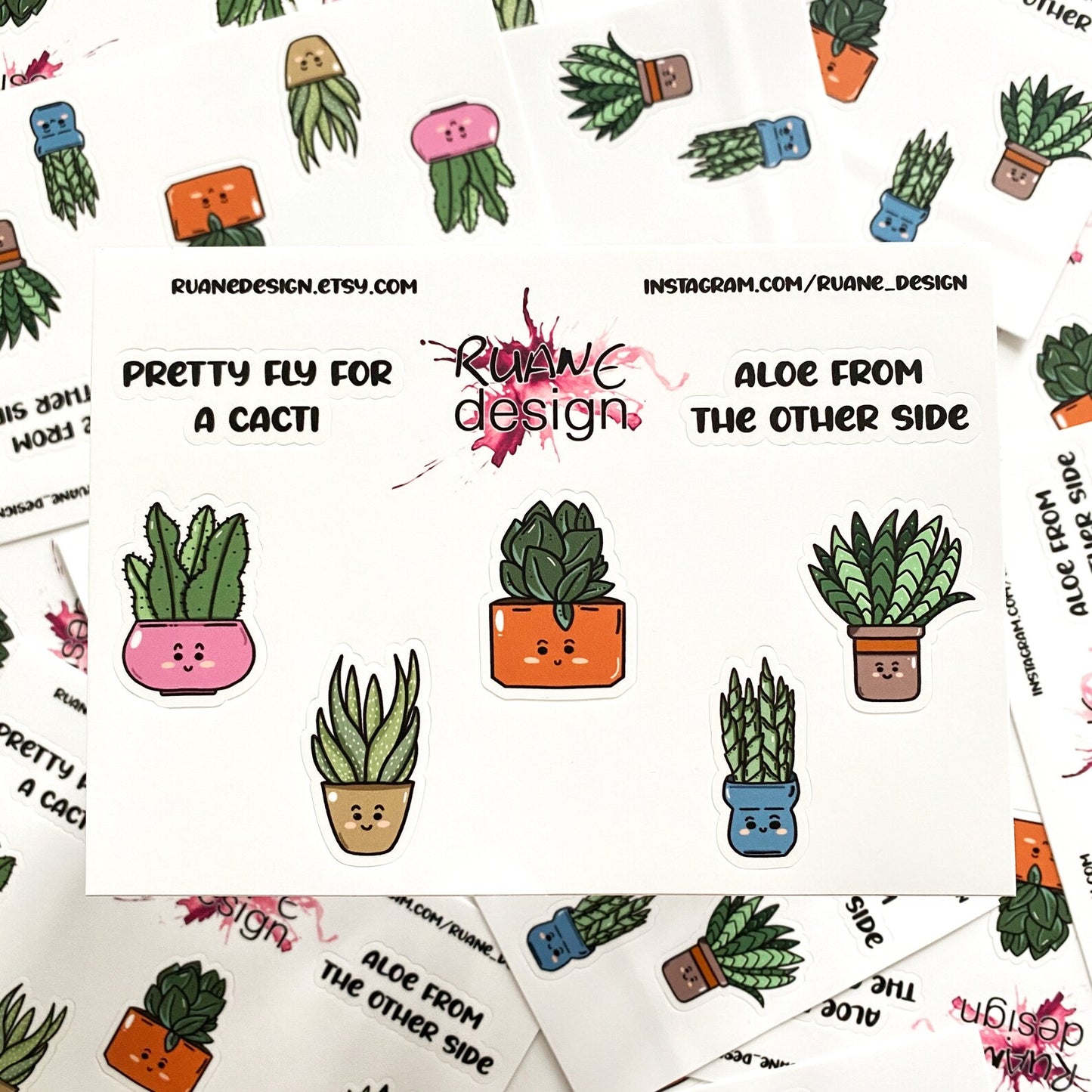 Plant Pals Sticker Sheet Vol. 2 - Add Some Greeneryto Your Life!
