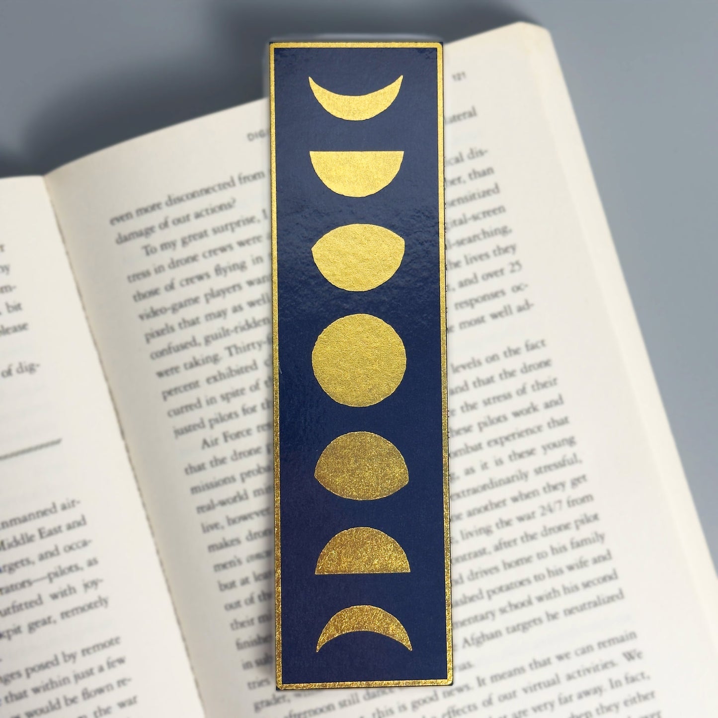 Moon Phase Foil Bookmark - Tarot-Style Sun and Moon Magic!