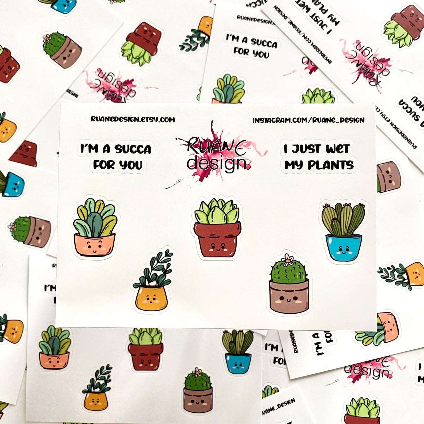 Plant Pals Sticker Sheet Vol. 1 - Add Some Greenery to Your Life!
