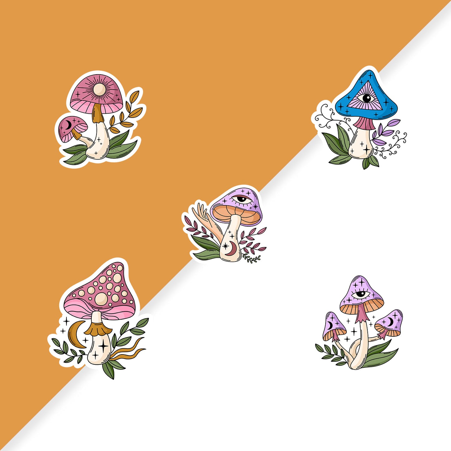 Mushroom Sticker Sheet