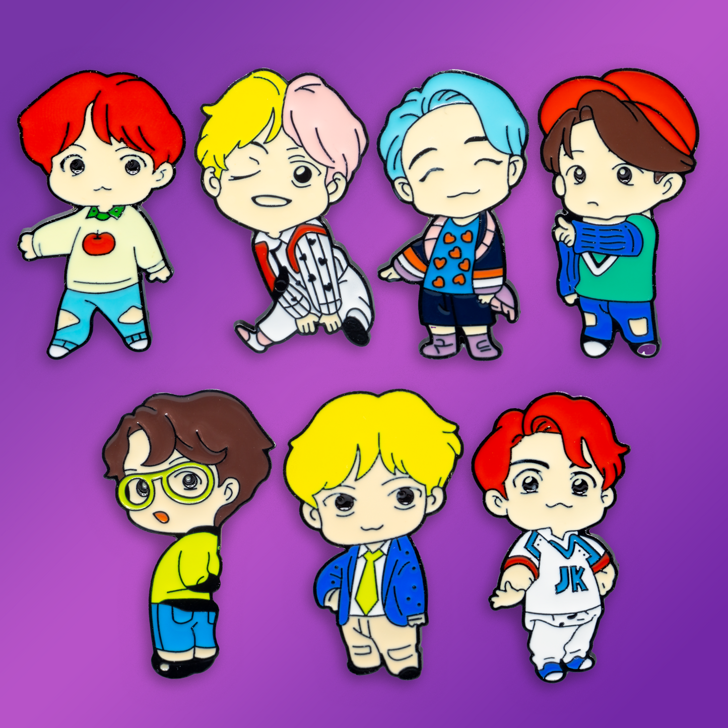 BTS Bangtan Boys Enamel Pin Badge - Wear Your K-Pop Love!