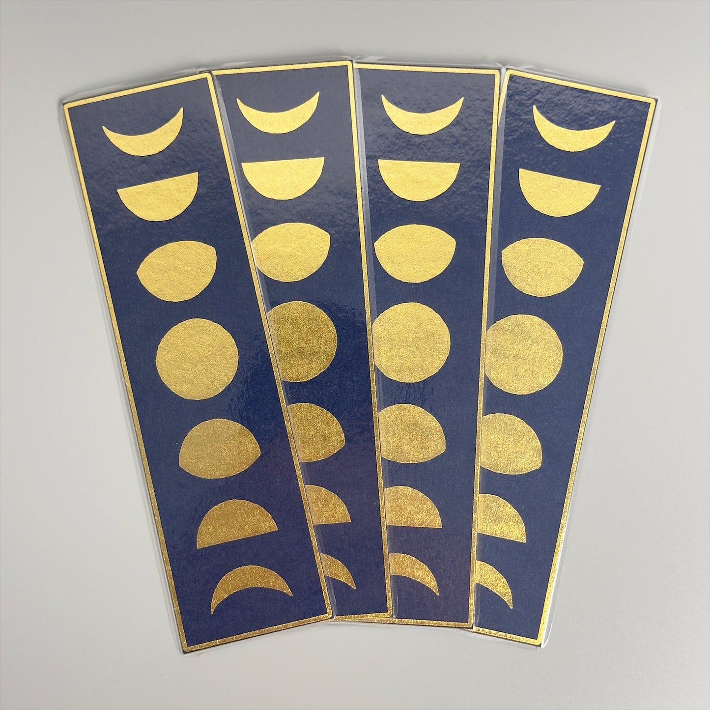 Moon Phase Foil Bookmark - Tarot-Style Sun and Moon Magic!