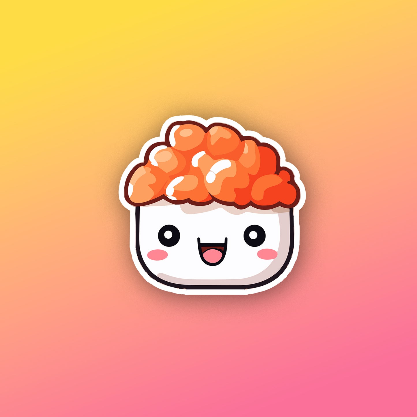 Kawaii Ikura Nigiri Sushi Fridge Magnet