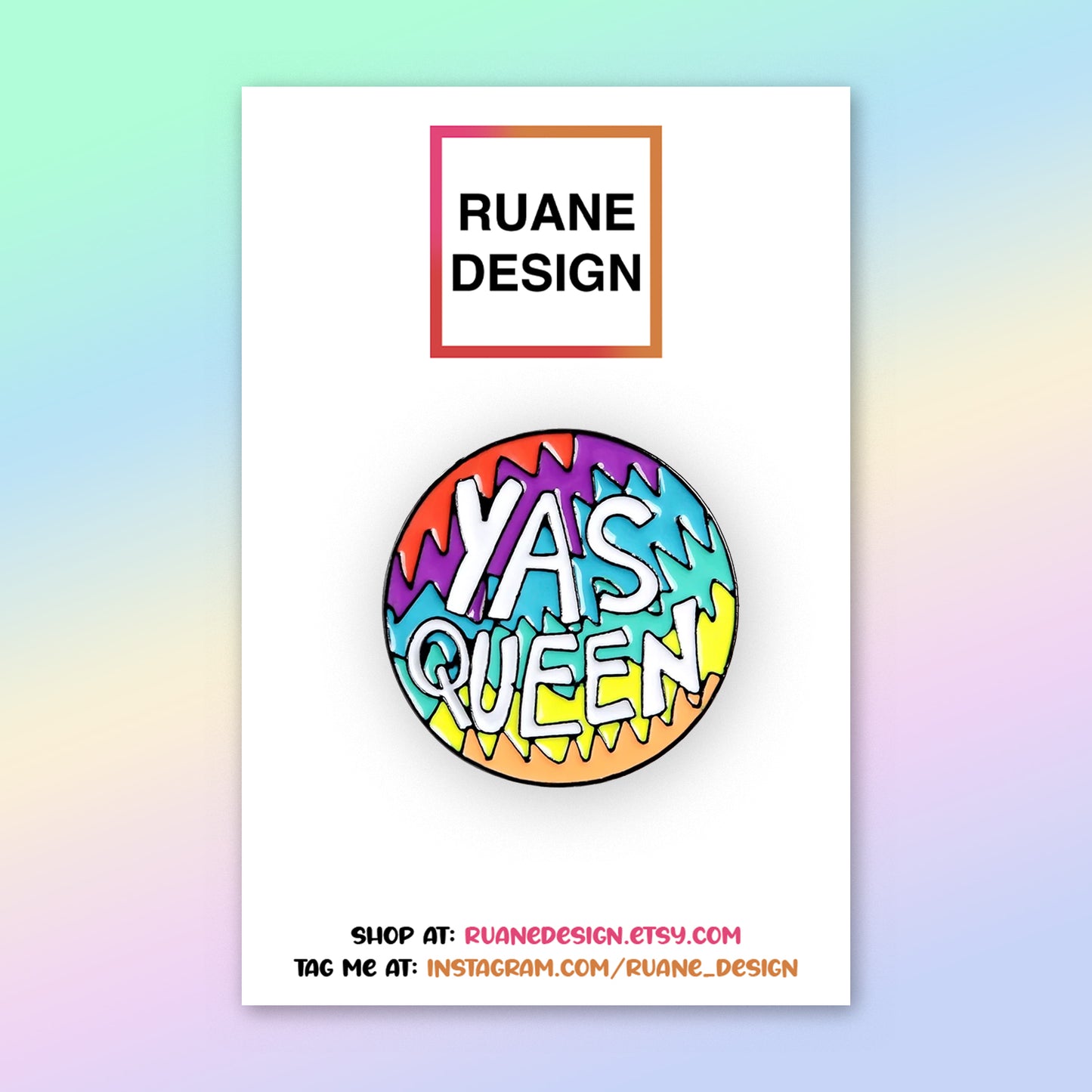 Yas Queen Enamel Pin