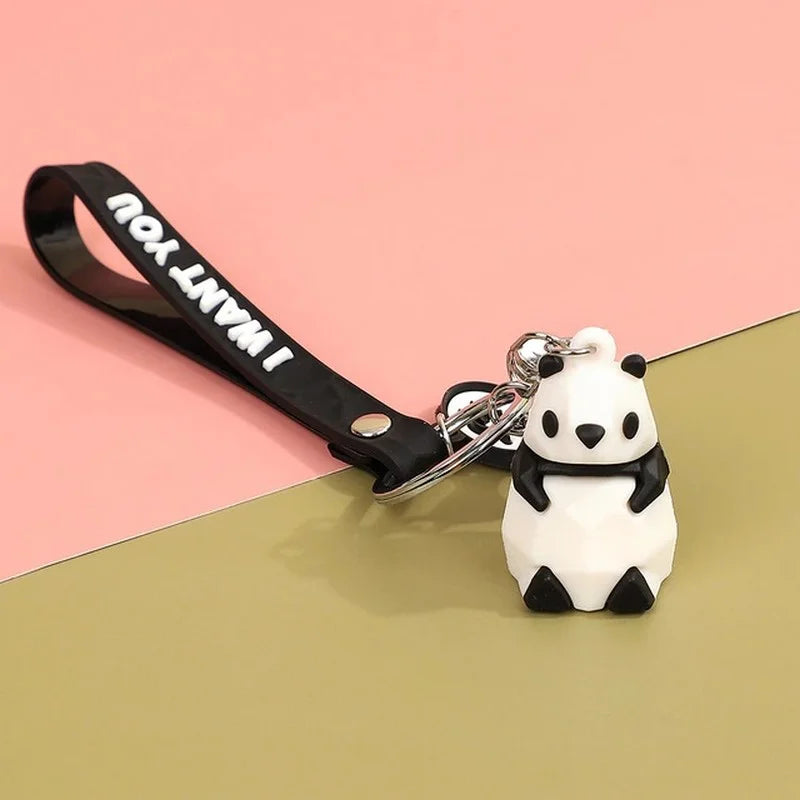 Origami Panda Keychain – “I Want You” Collection