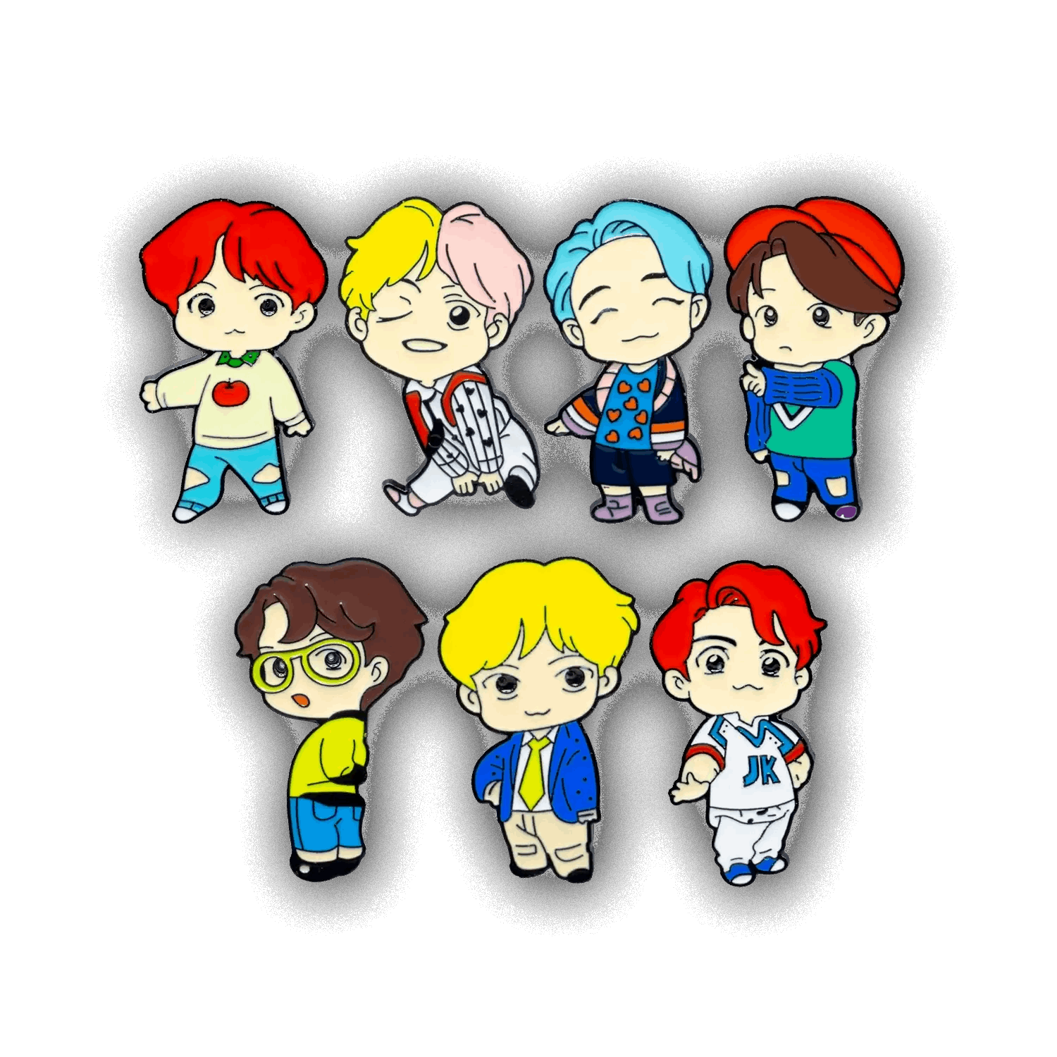 BTS Bangtan Boys Enamel Pin Badge