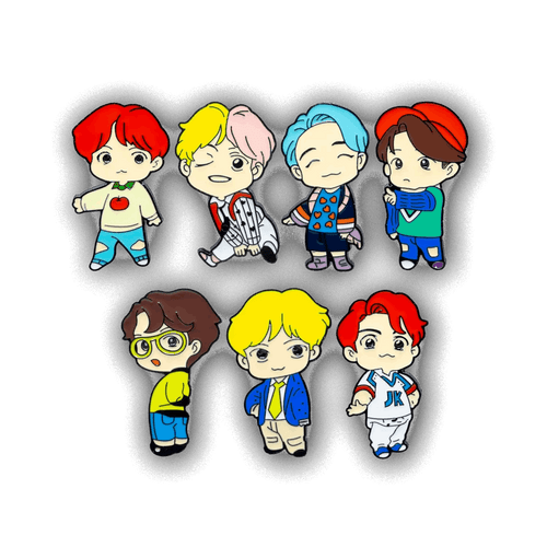 BTS Bangtan Boys Enamel Pin Badge