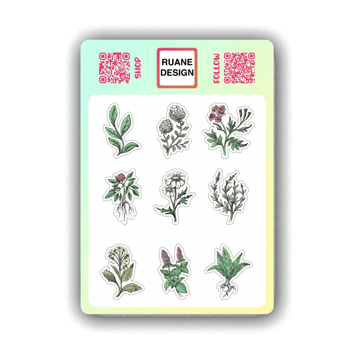 Botanical Sticker Sheet