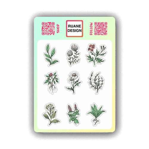 Botanical Sticker Sheet