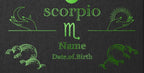 Scorpio Zodiac Foil Print