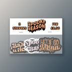 Spooky Season Sticker-Pack – 3 Sticker