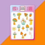 Pilz-Magie Stickerbogen