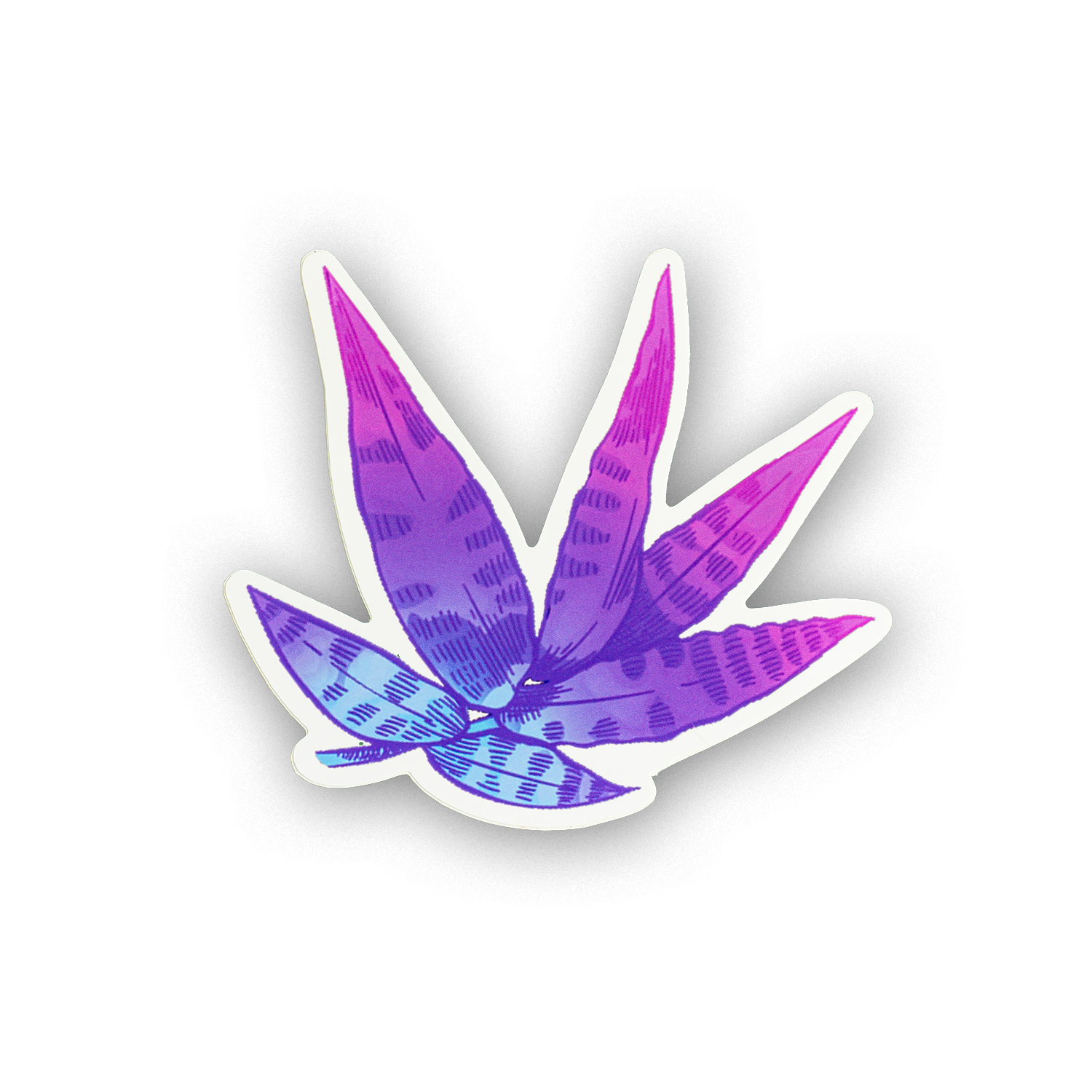 Money Tree Leaf Sticker