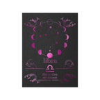 Libra Zodiac Foil Print