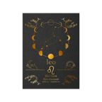 Leo Zodiac Foil Print