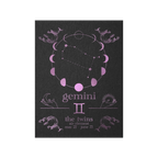 Gemini Zodiac Foil Print