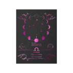 Waage-Tierkreiszeichen-Druck | Anpassbare Folien-Astrologie-Wandkunst