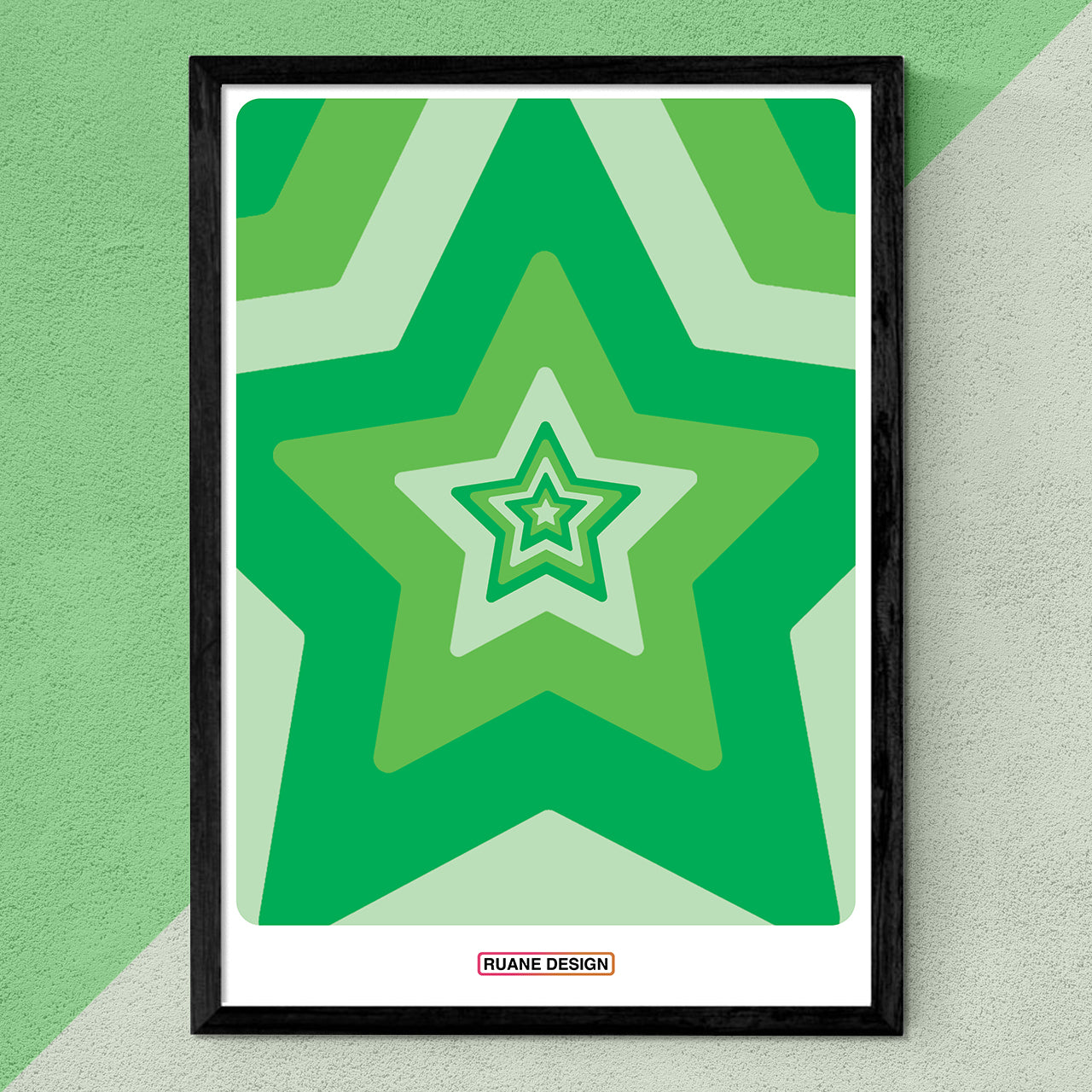 Starburst [green] print