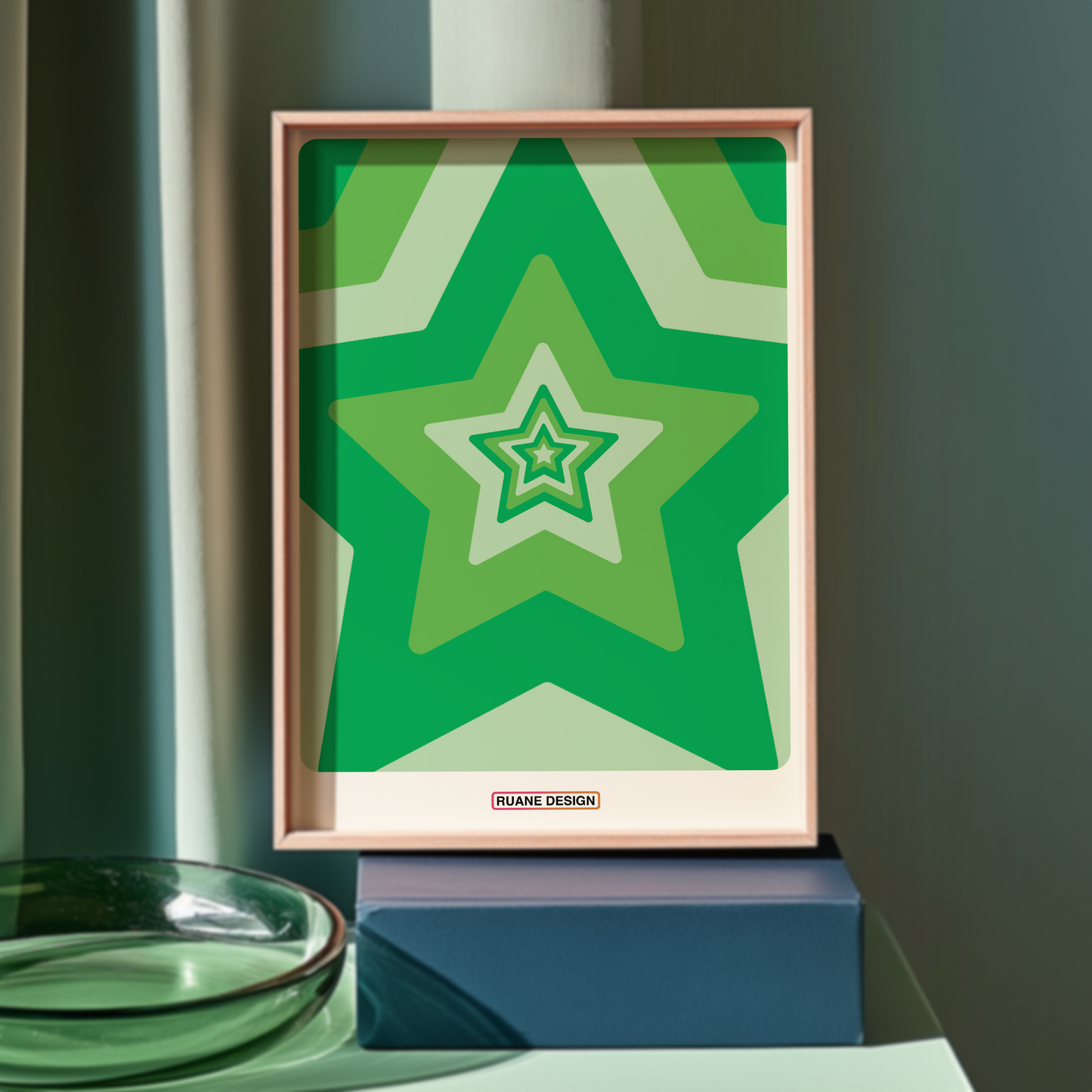 Starburst [green] print