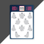 Gespenstischer Stickerbogen