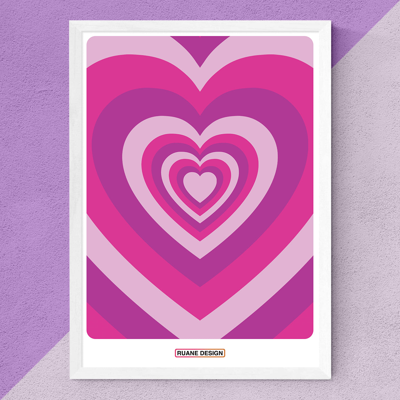 Heartburst [purple] print