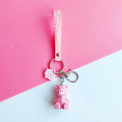 Origami Pig Keychain – “I Want You” Collection