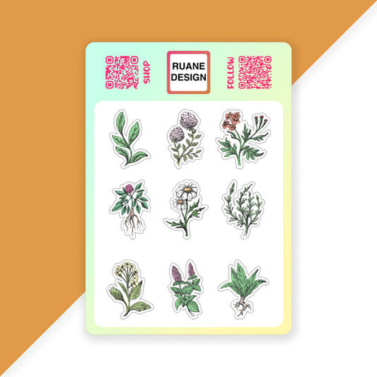 Botanical Sticker Sheet