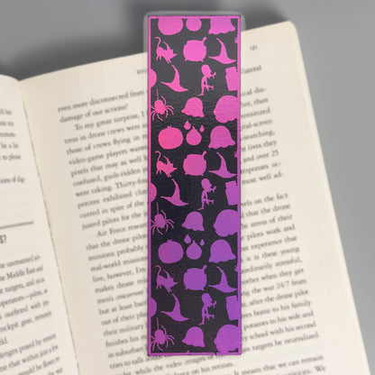 Halloween Character Foiled Bookmark - A Spooky Reading Companion!