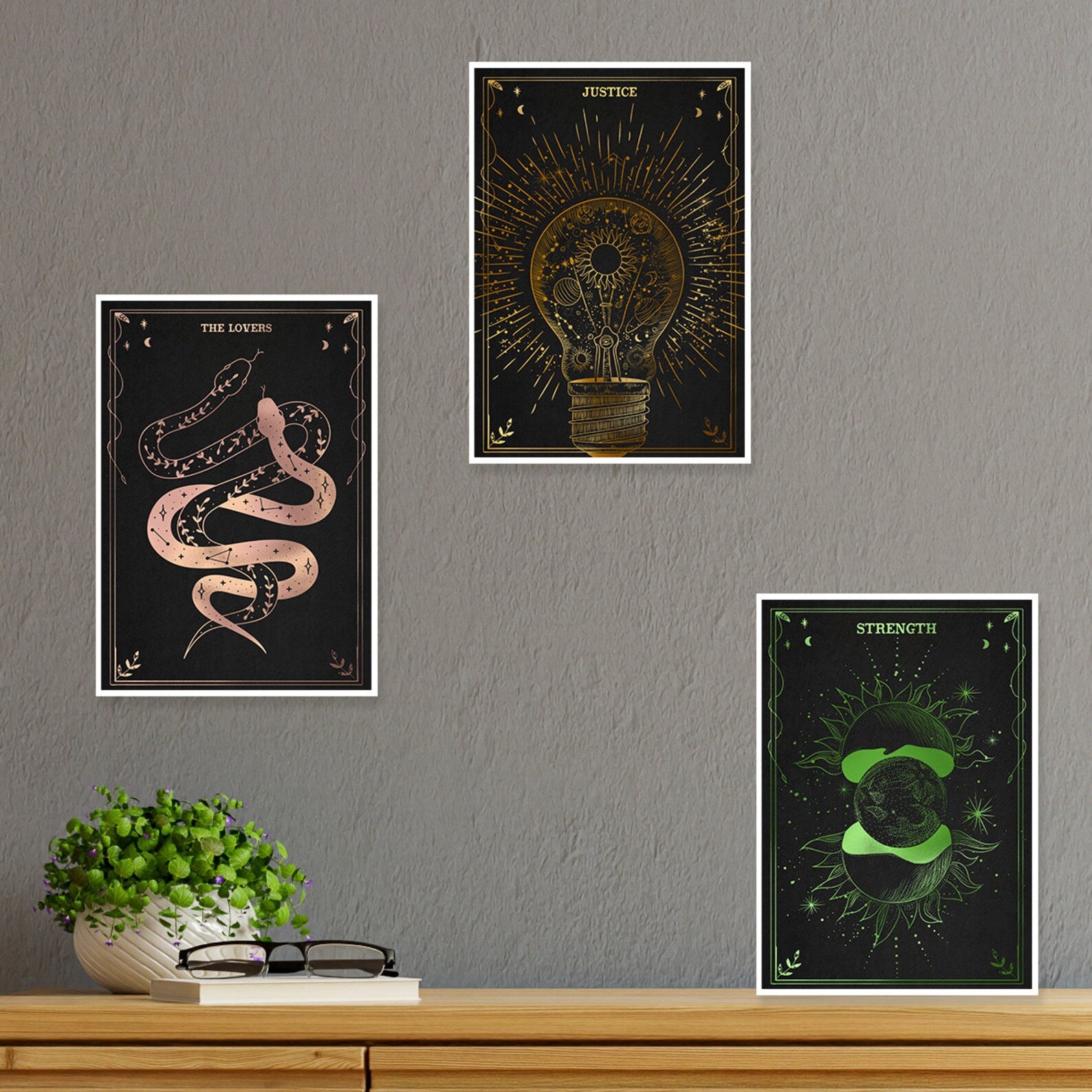 Tarot Card Foil Print