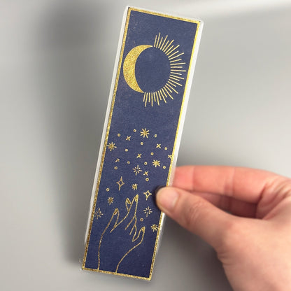 Mystical Celestial Foil Bookmark - Enhance Your Readings!