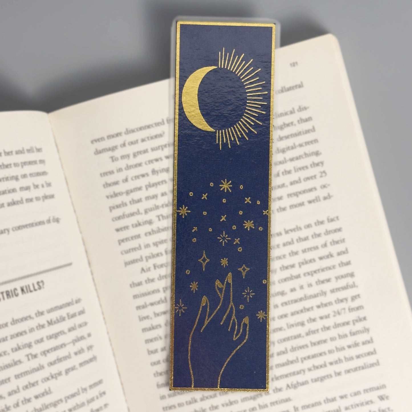 Mystical Celestial Foil Bookmark - Enhance Your Readings!