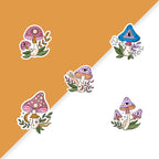 Planche de stickers champignons