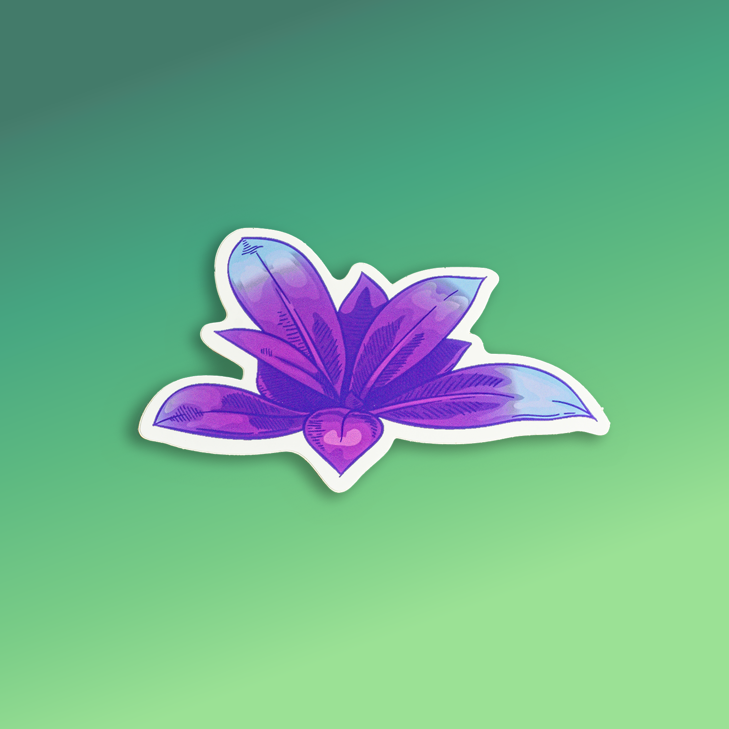Lotus Leaf Sticker