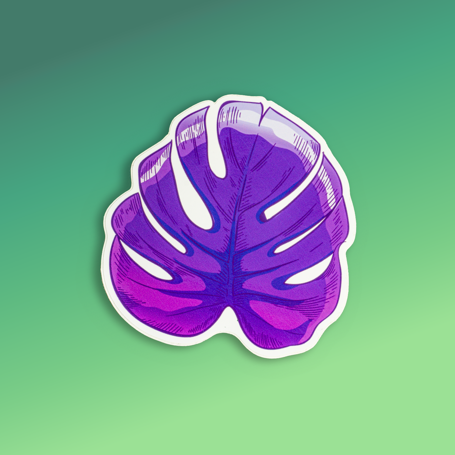 Monstera Leaf Sticker