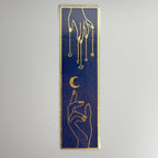 Holografisches Lesezeichen – Tarot-Stil Sonne- und Mond-Magie!