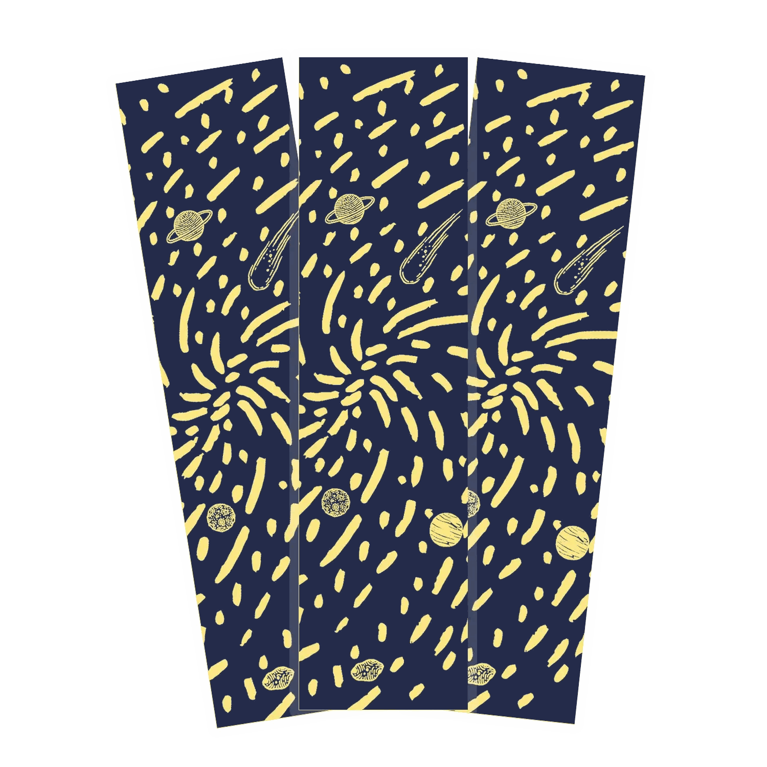 Galaxies Foil Bookmark